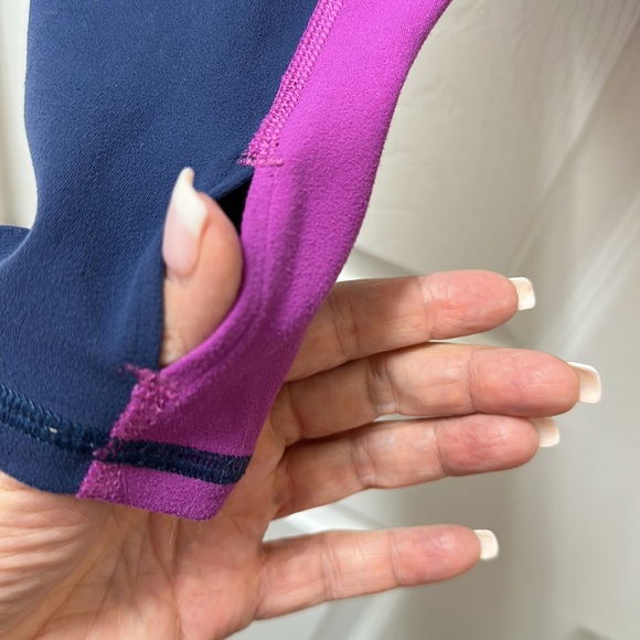 Lululemon Throwback Shape Jacket Mineral Blue/Vivid Plum - Picture 11 of 16